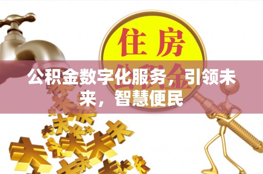 定襄公积金数字化服务，引领未来，智慧便民