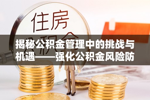 定襄揭秘公积金管理中的挑战与机遇——强化公积金风险防控的多维策略