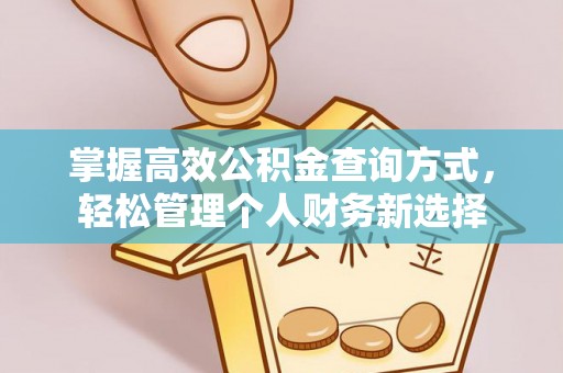 定襄掌握高效公积金查询方式，轻松管理个人财务新选择