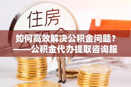 定襄如何高效解决公积金问题？——公积金代办提取咨询服务指南