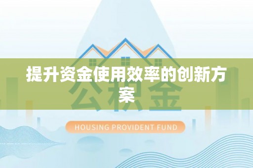 定襄提升资金使用效率的创新方案