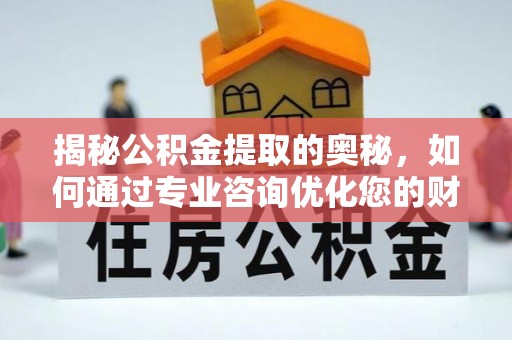 定襄揭秘公积金提取的奥秘，如何通过专业咨询优化您的财务规划