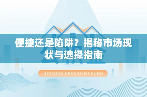定襄便捷还是陷阱？揭秘市场现状与选择指南