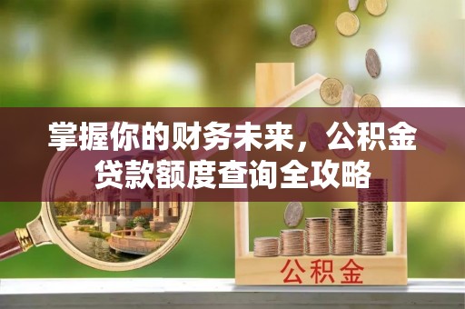 定襄掌握你的财务未来，公积金贷款额度查询全攻略